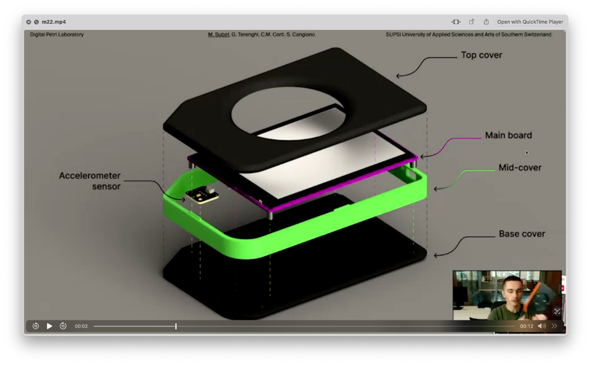Screenshot from the Digital Petri Laboratory tutorial